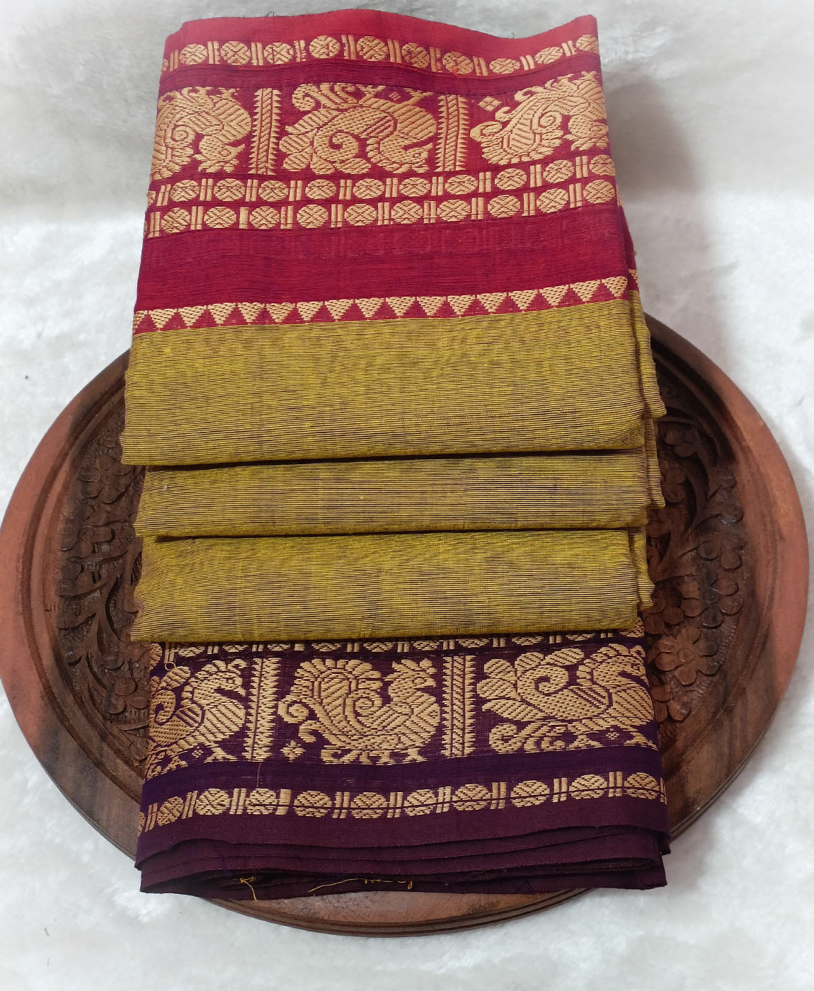 Chettinad Cotton Saree | Peepal Clothing