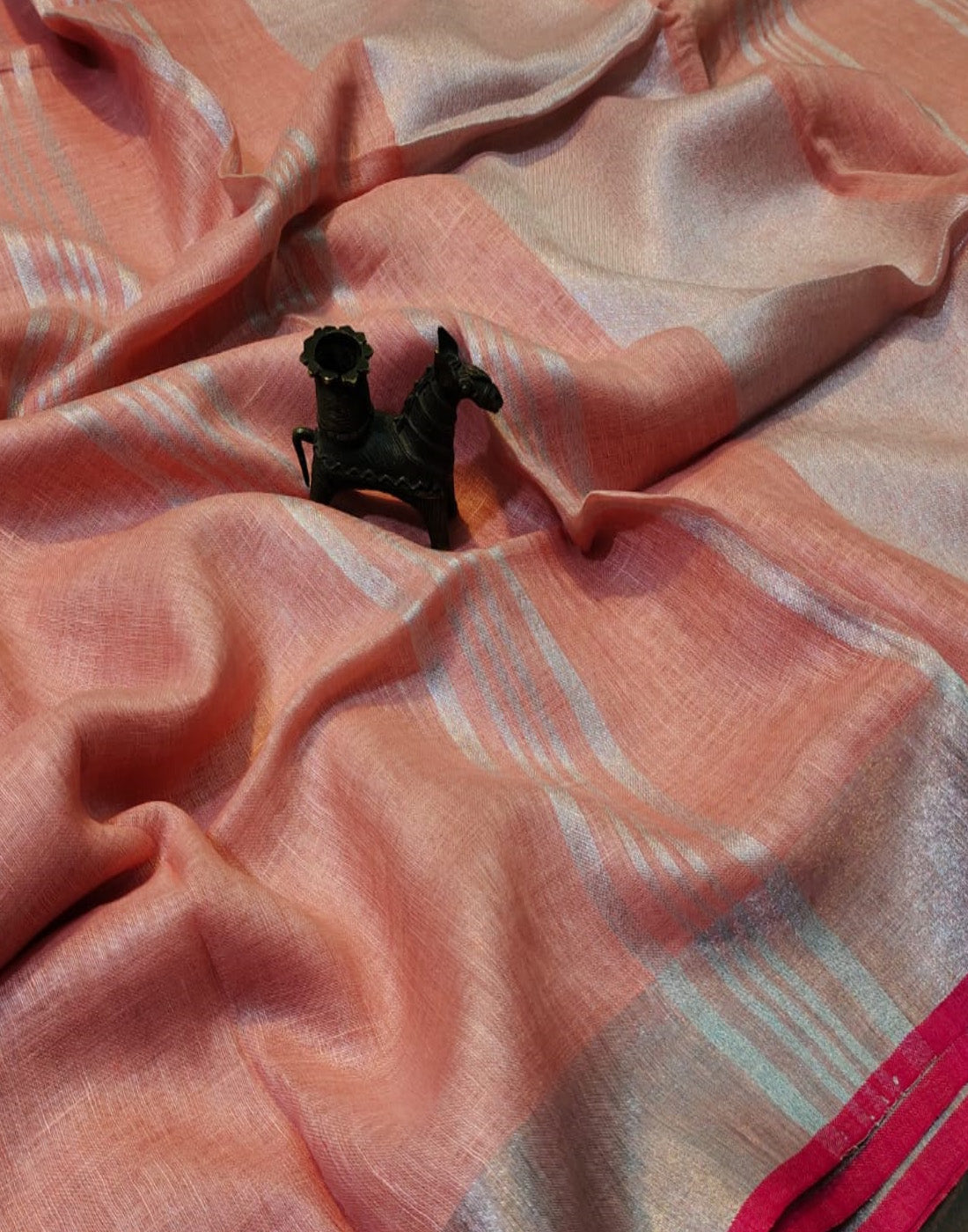 Linen Saree | Peepal Clothing