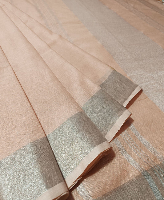Linen Saree | Peepal Clothing