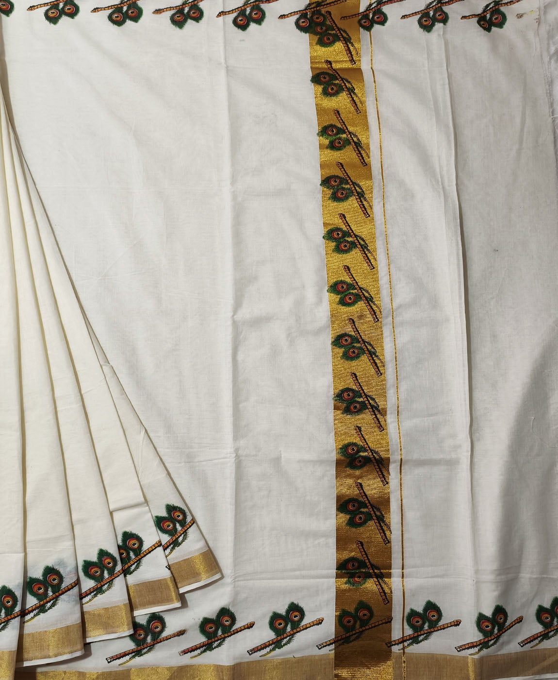 Cotton Saree | Peepal Clothing