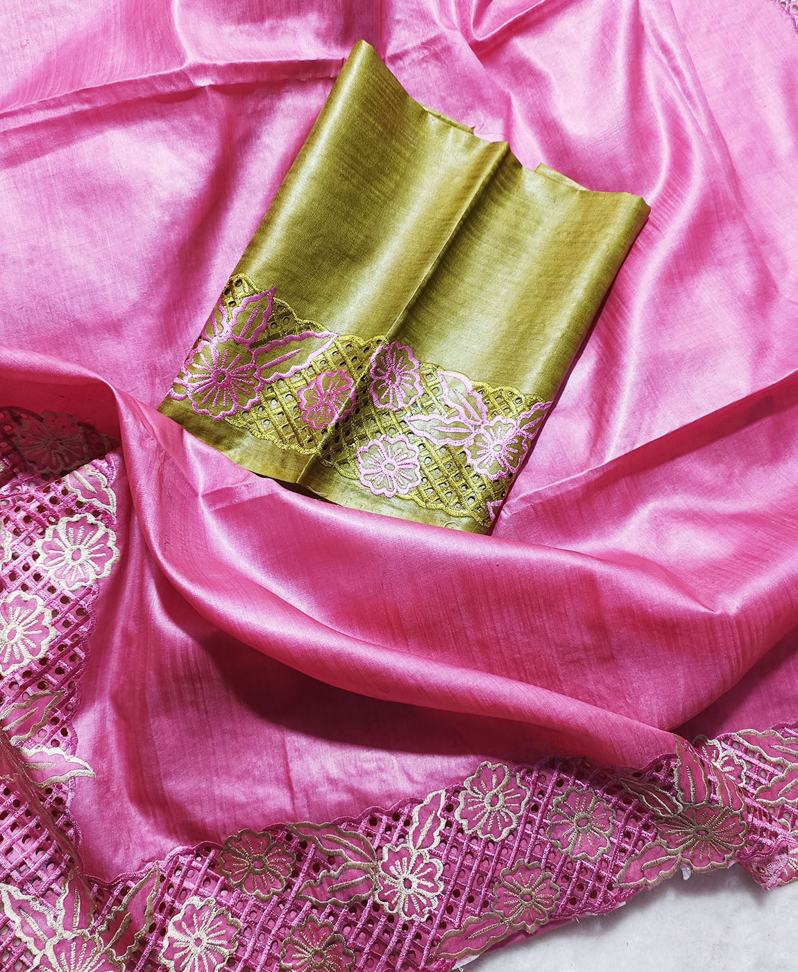 Cutwork Saree | Peepal Clothing