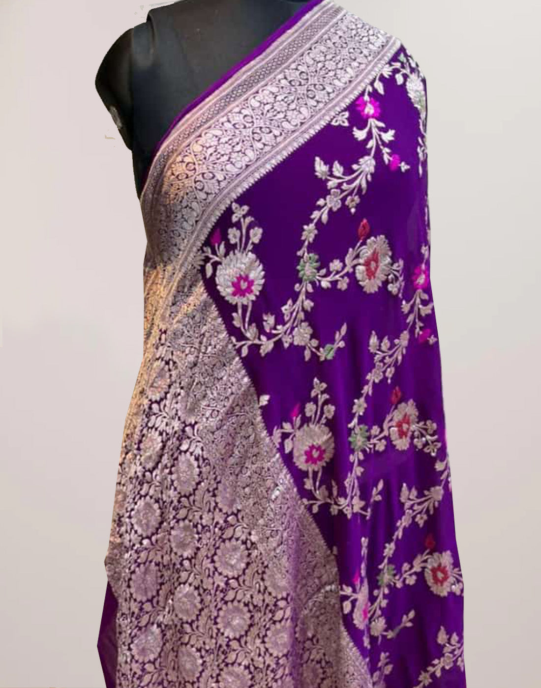 Georgette Saree | Peepal Clothing