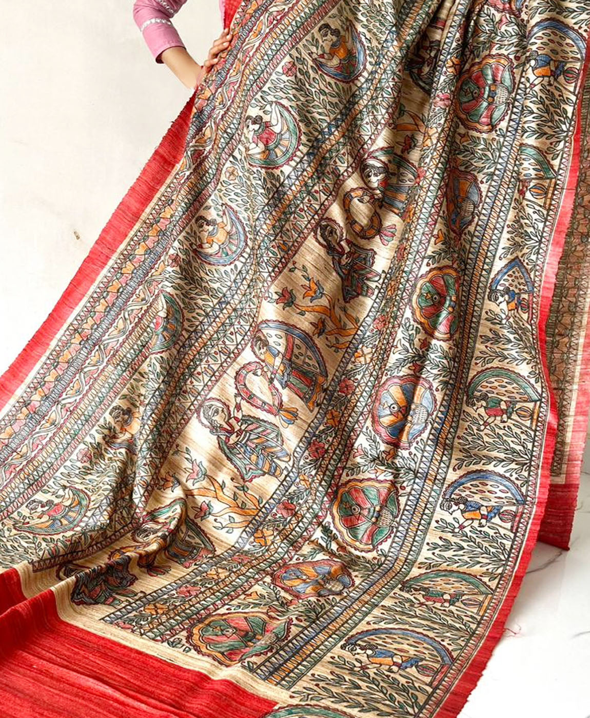 Madhubani Sari | Peepal Clothing