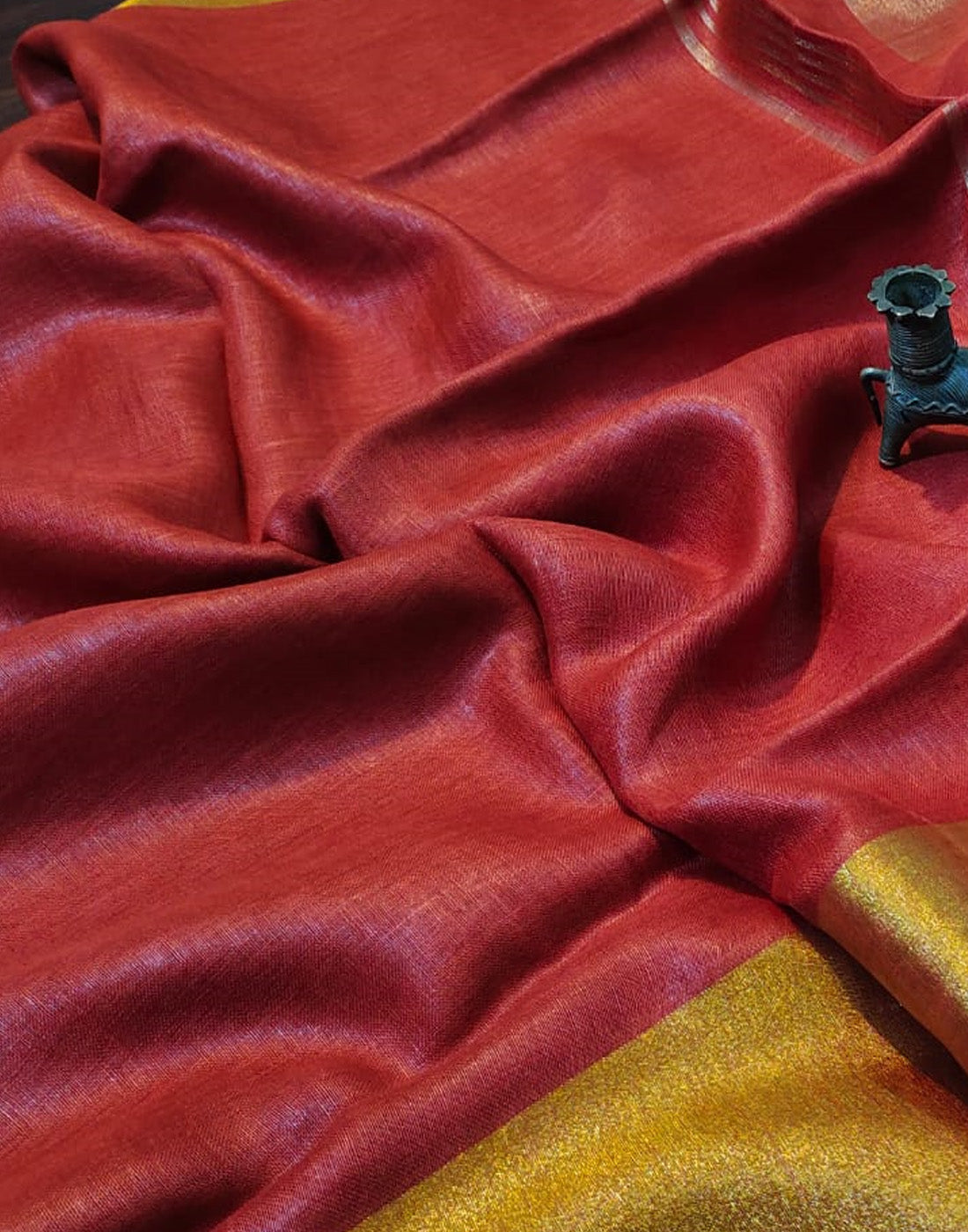 Linen Saree | Peepal Clothing