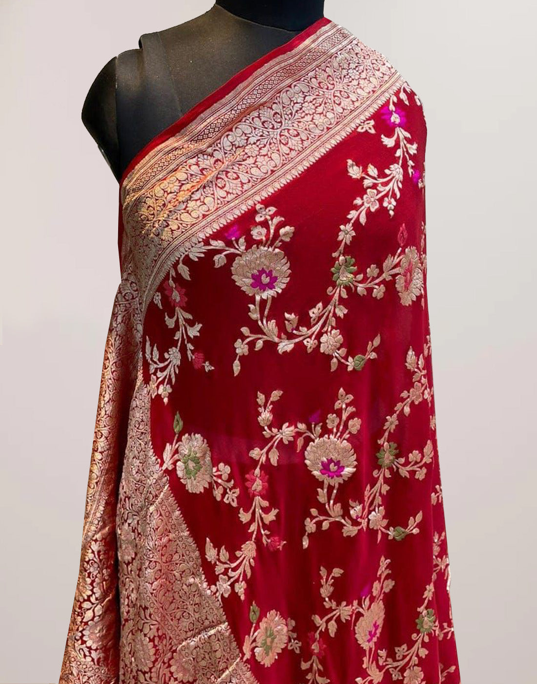 Georgette Saree | Peepal Clothing