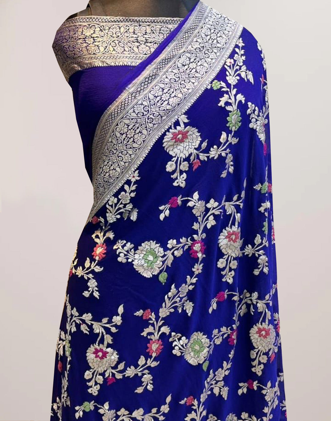Georgette Saree | Peepal Clothing