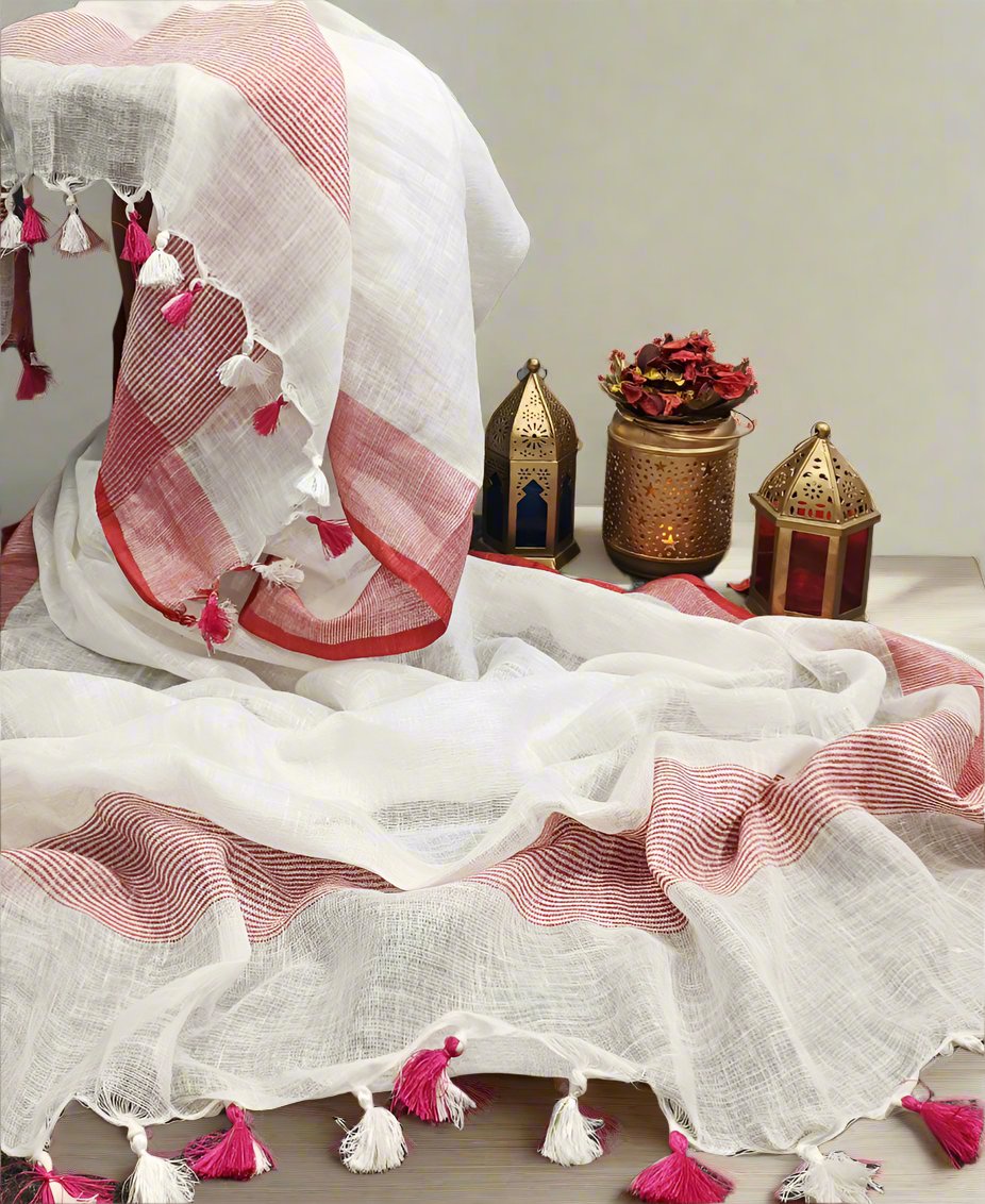 Linen Dupatta | Peepal Clothing