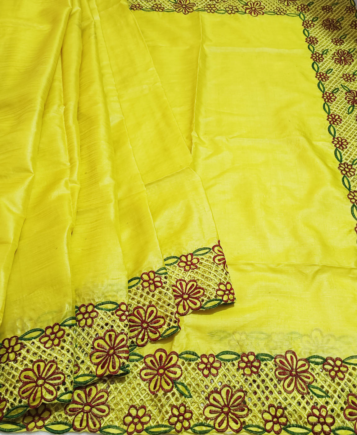 Cutwork Saree | Peepal Clothing