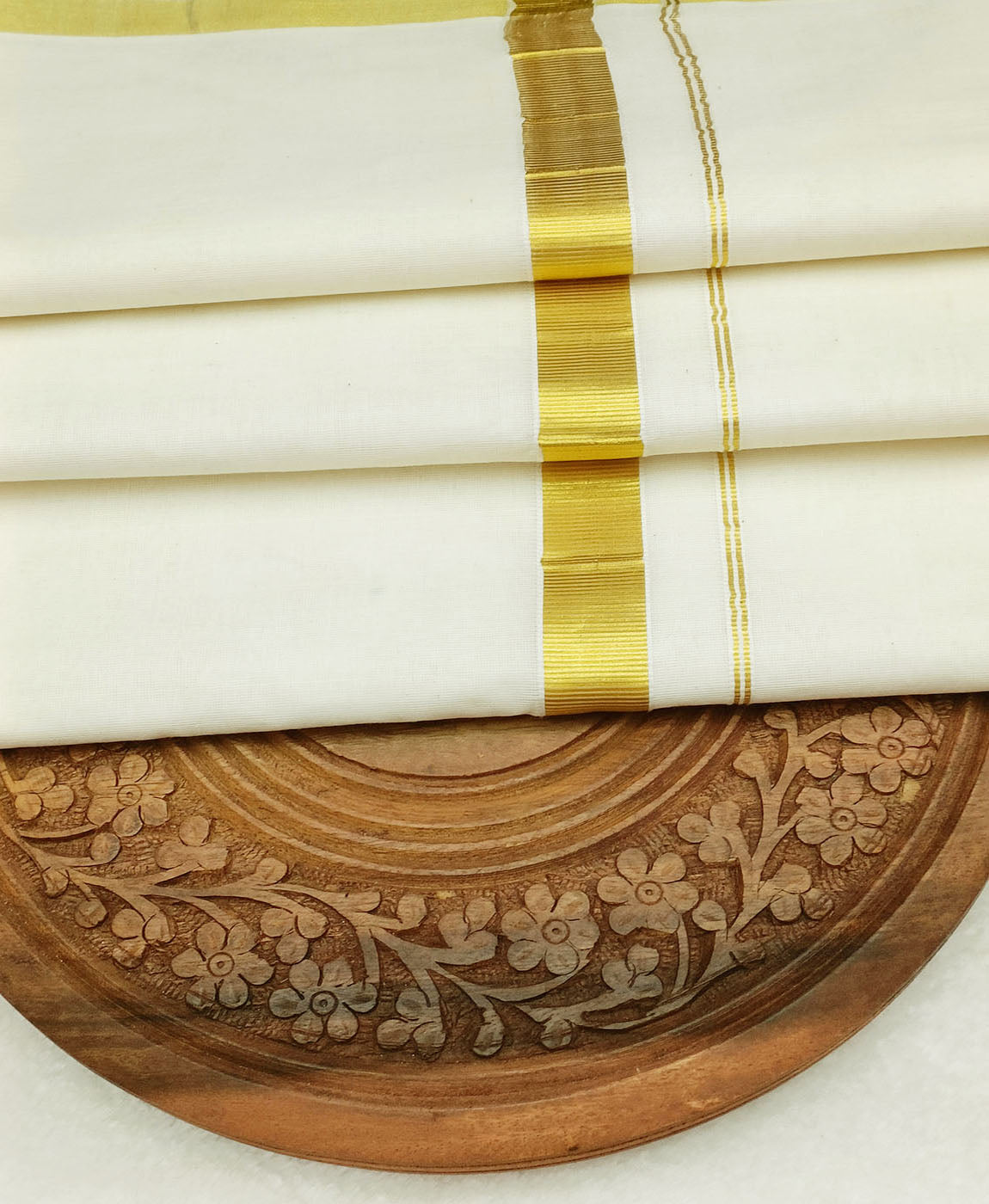 Pure Kerala Cotton Saree | Peepal Clothing