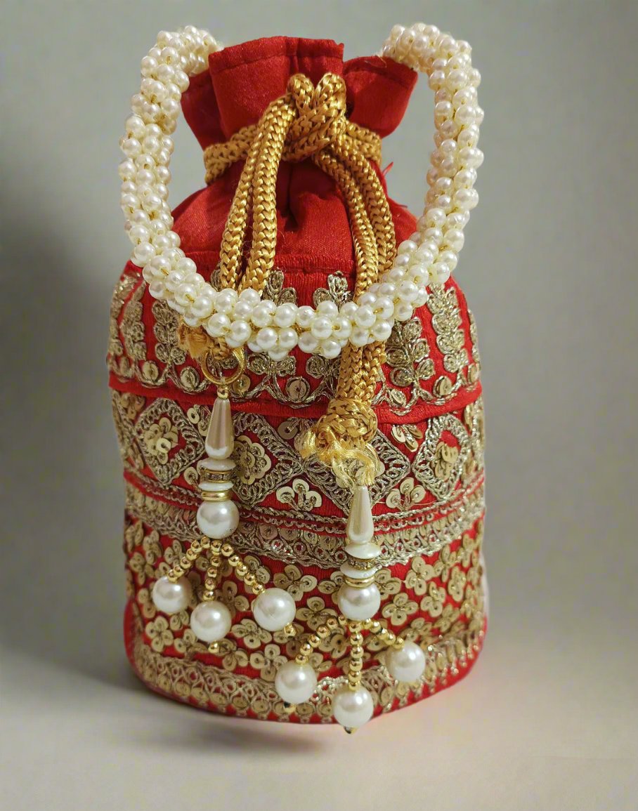 Red Potli | Peepal Clothing