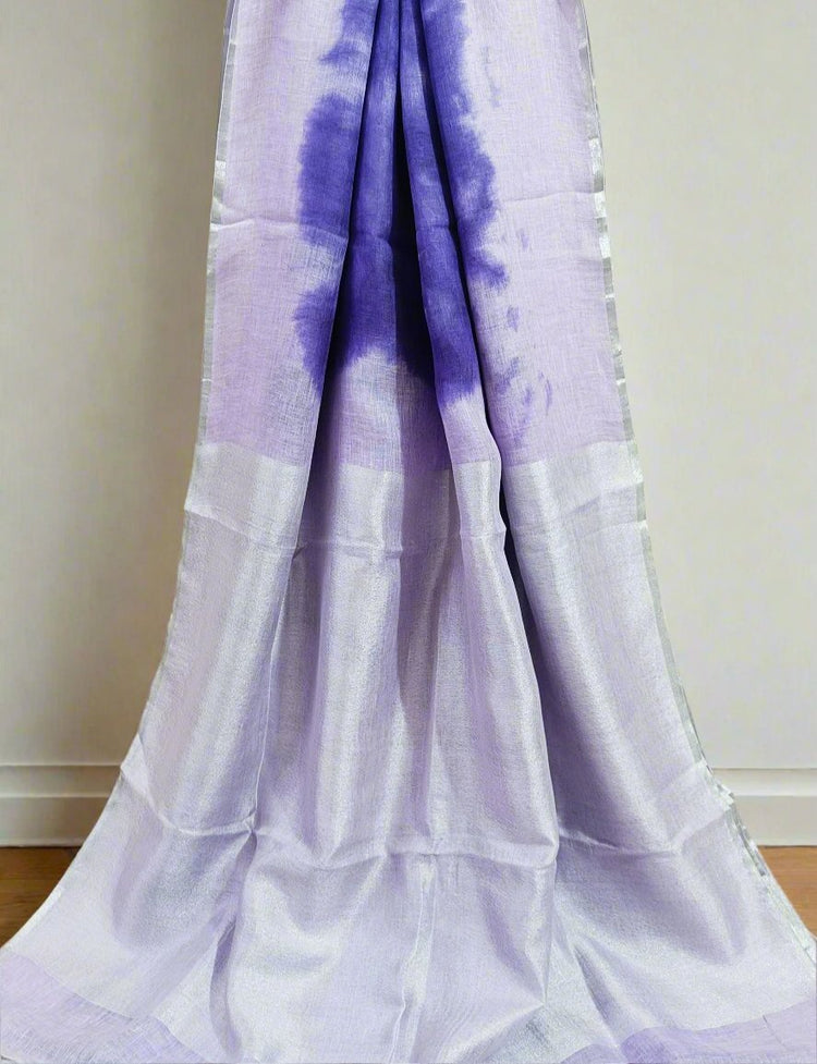 Handloom Pure Linen Sarees | www.peepalclothing.com