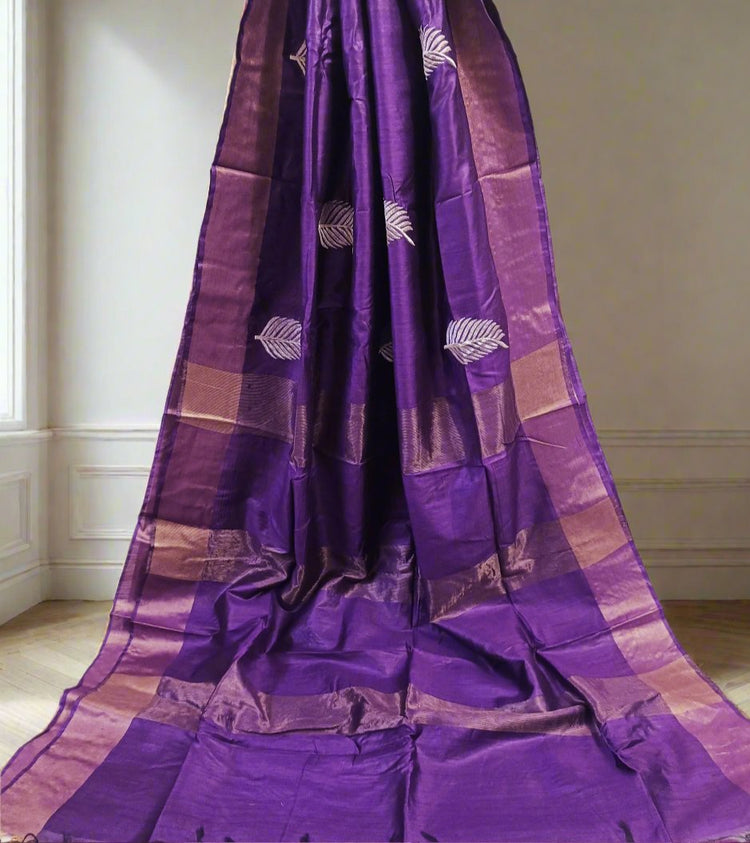 Silk Linen Handloom Sarees