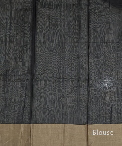 Black Buta Chanderi Saree