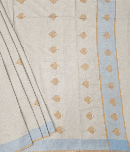 Bawan Buta Handwoven Tussar Silk Saree