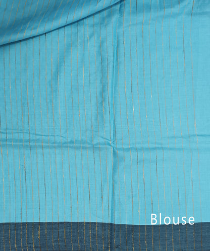 Blue Handloom Eri Silk Saree
