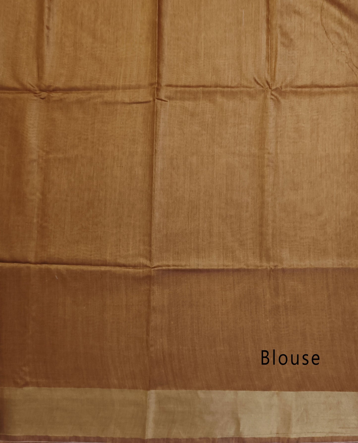 Bronze Tussar Munga Silk Saree