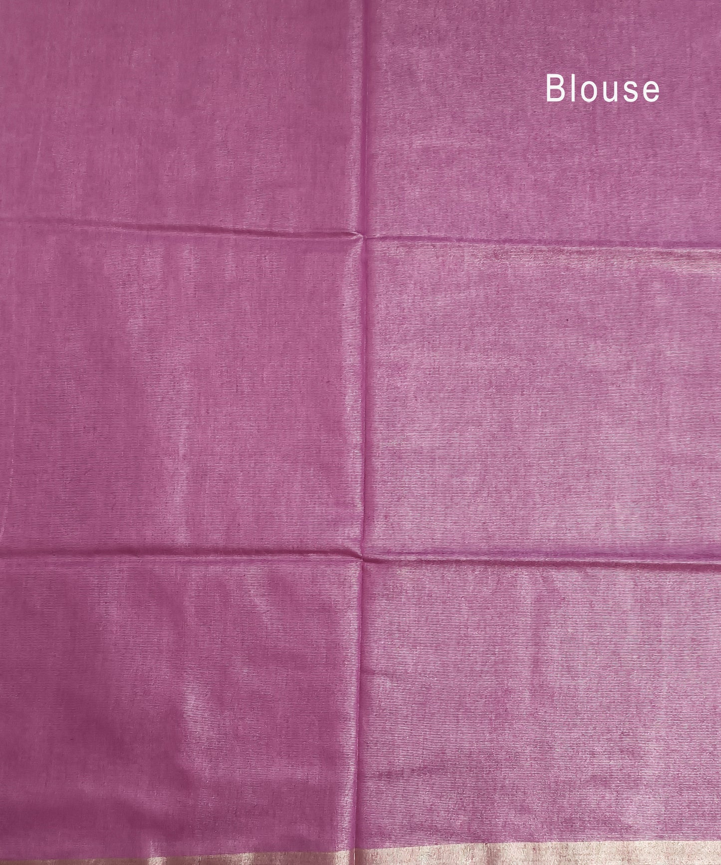 Dusty Pink Kota Viscose Silk Saree with Tissue Pallu