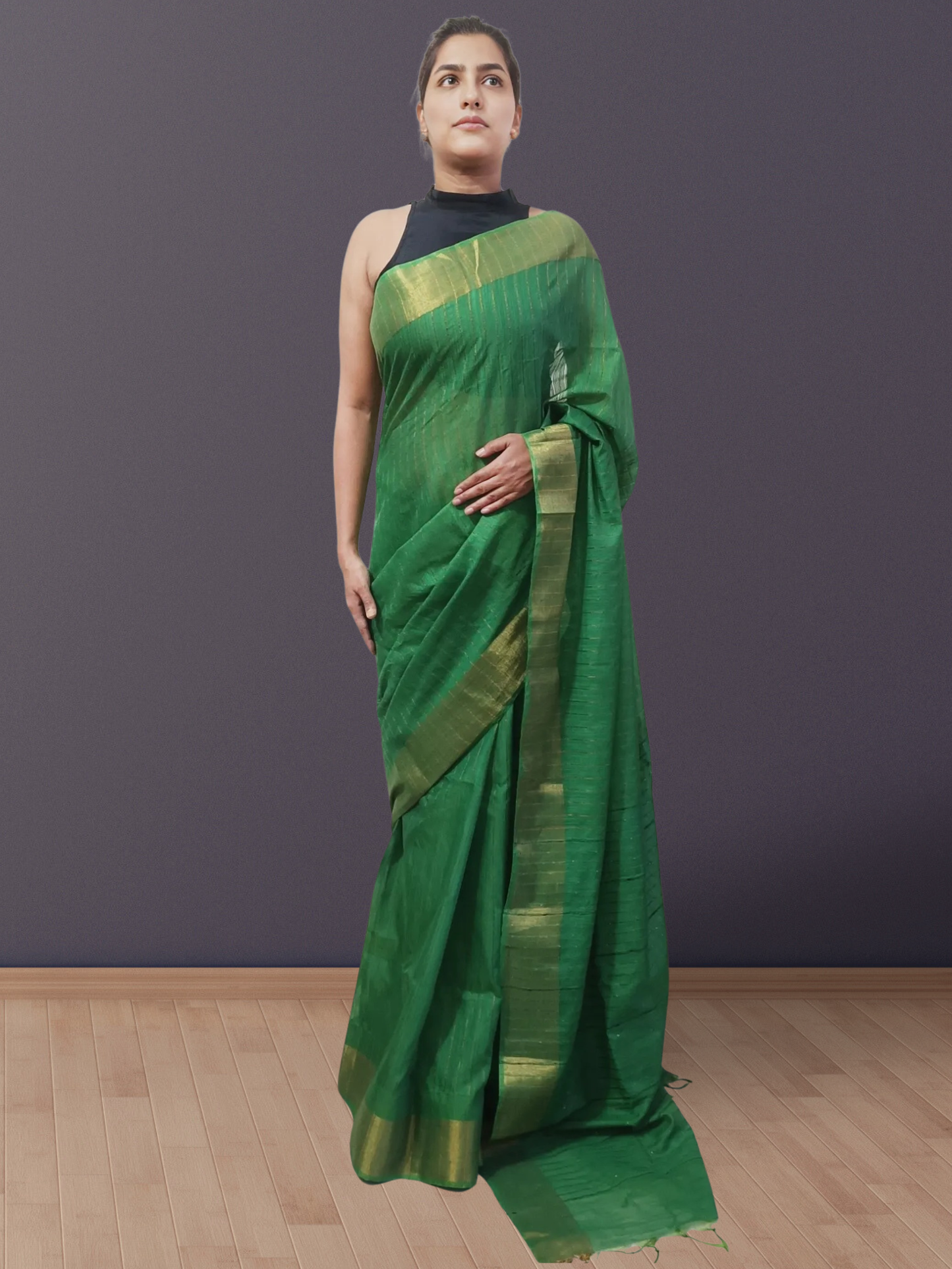 Green Kota Viscose Saree