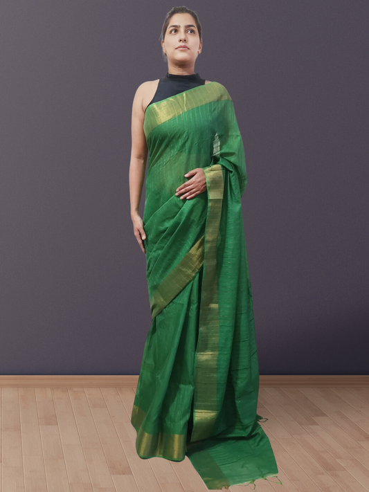 Green Kota Viscose Saree