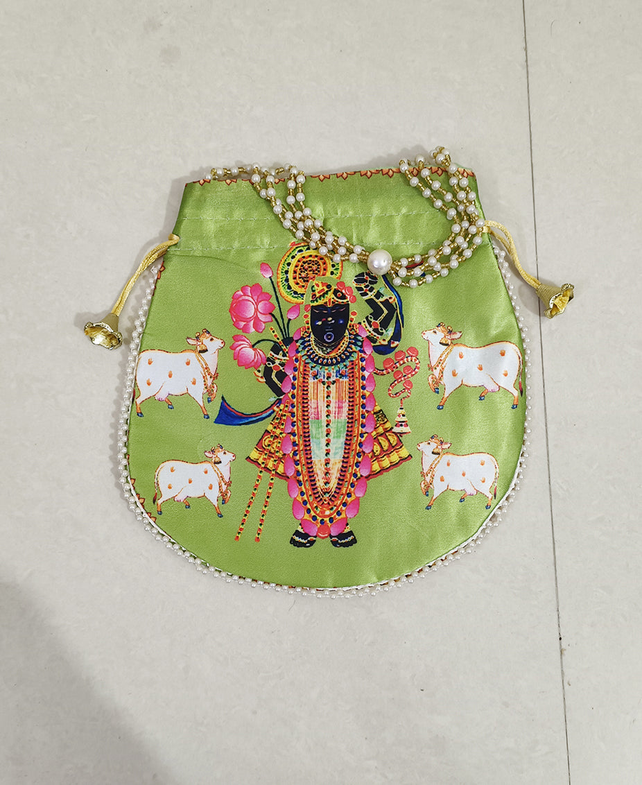 Green Shrinathji Potli