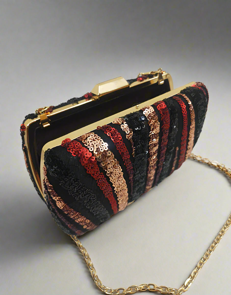 Eye-Catching Sequin Clutch | Fashionable Handbag