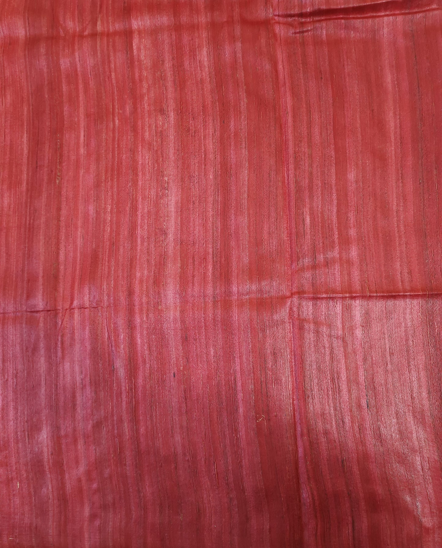 Natural Madhubani Printed Tussar Ghicha Silk Saree