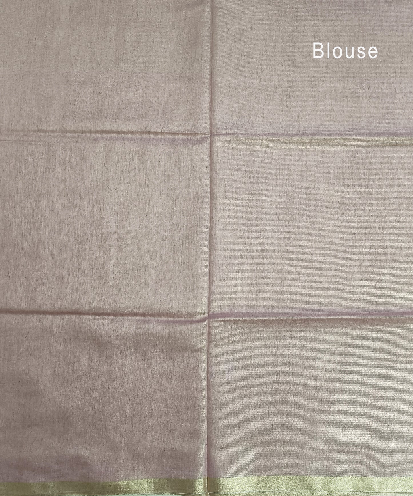 Pastel Pink Kota Viscose Silk Saree with Tissue Pallu