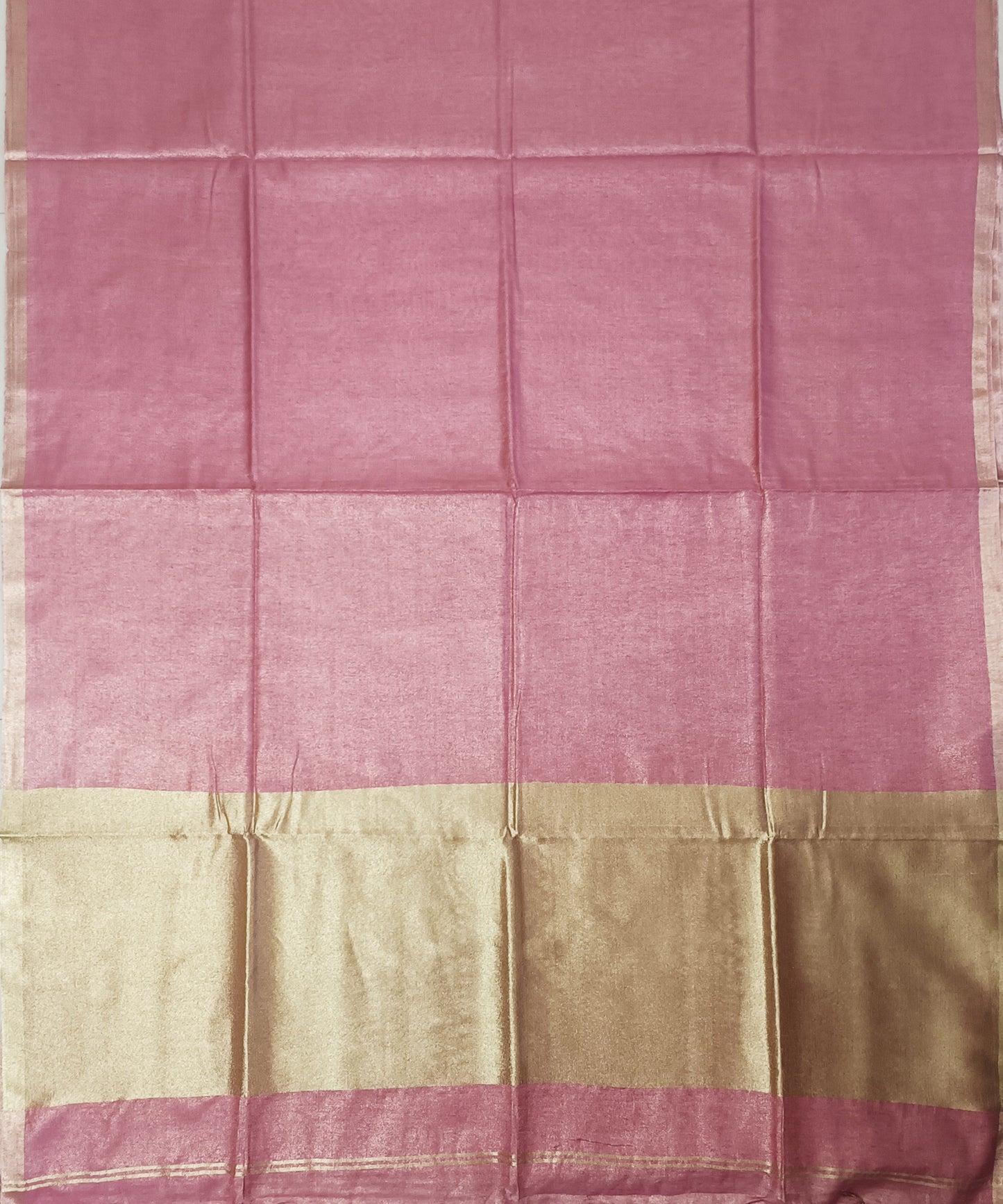 Pink Kota Viscose Silk Saree with Tissue Pallu