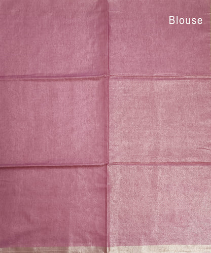 Pink Kota Viscose Silk Saree with Tissue Pallu