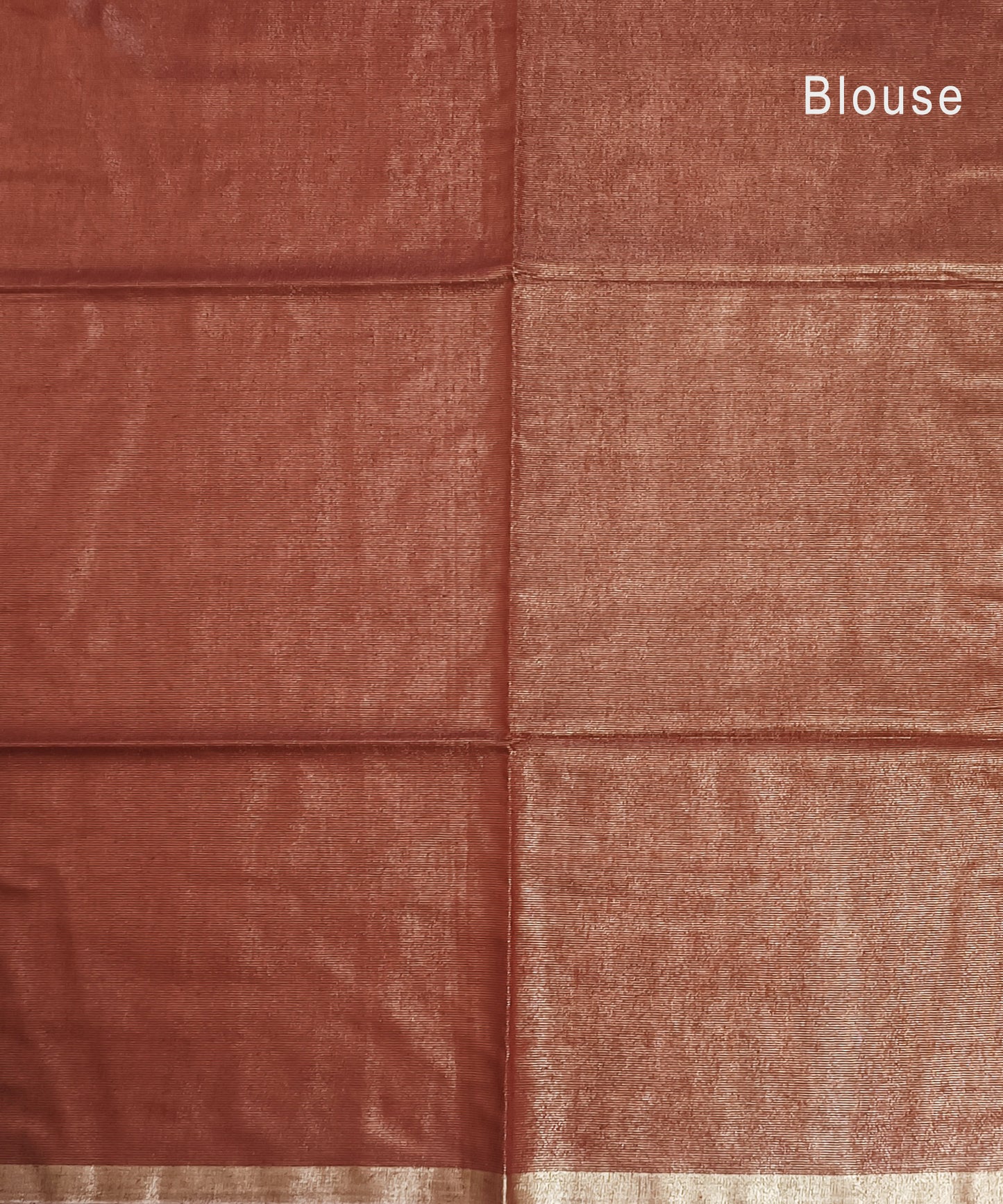 Red Kota Viscose Silk Saree with Tissue Pallu