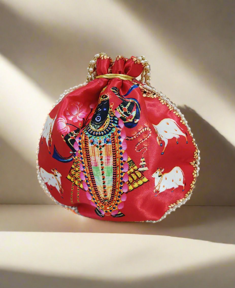 Red Shrinathji Potli