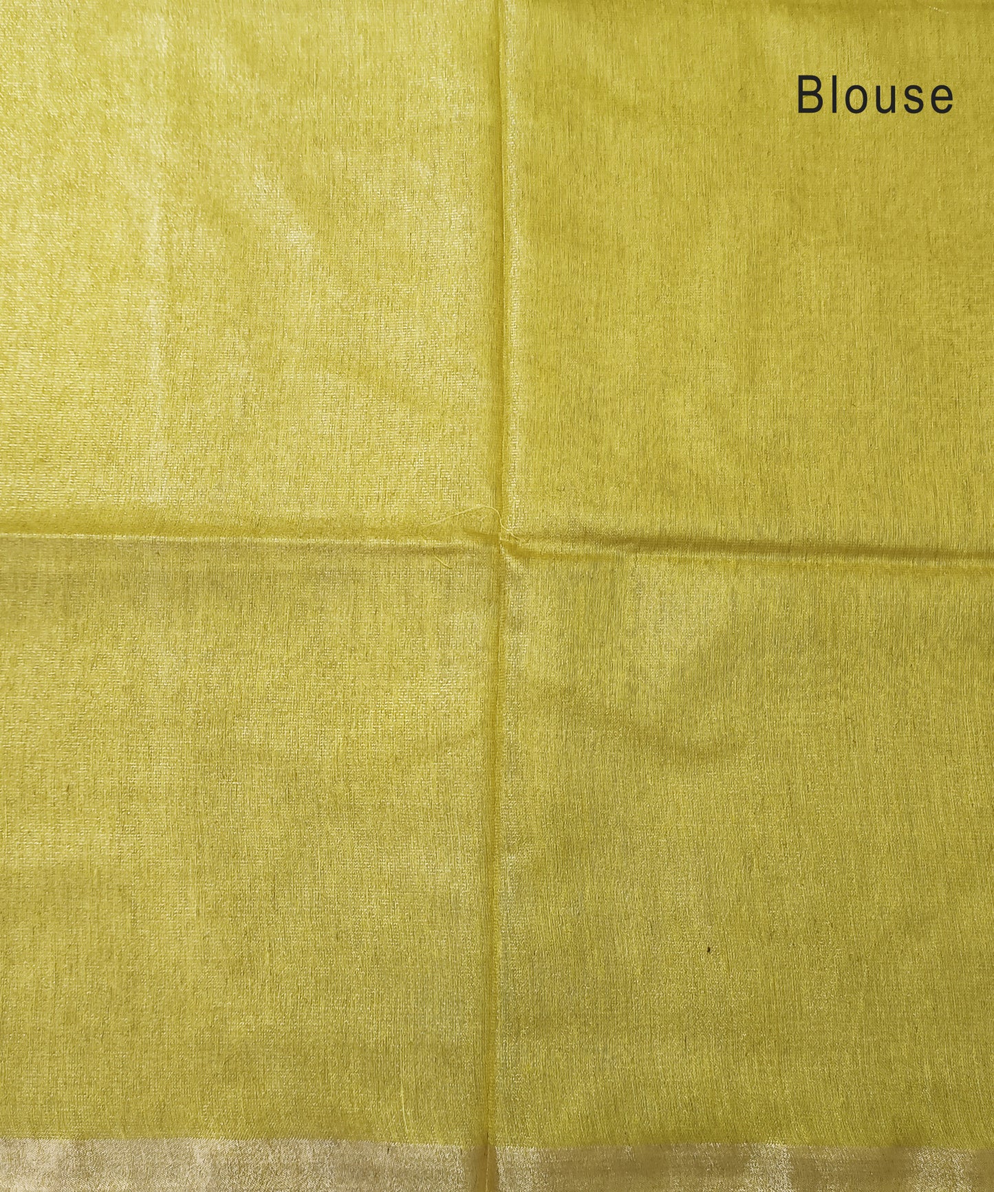 Yellow Kota Viscose Silk Saree with Tissue Pallu