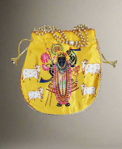 Yellow Shrinathji Potli