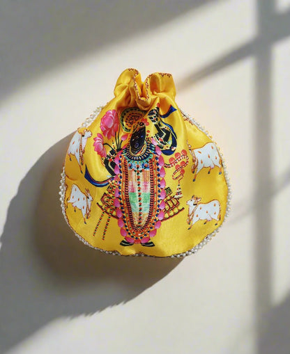 Yellow Shrinathji Potli