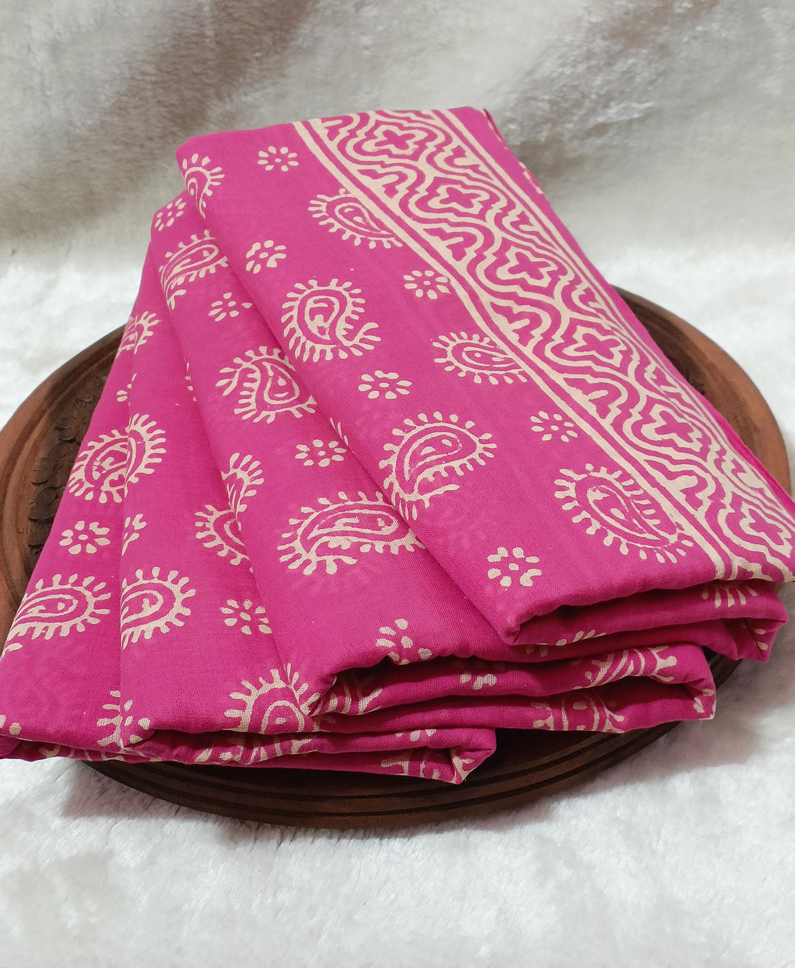 Mulmul Cotton Saree | Peepal Clothing