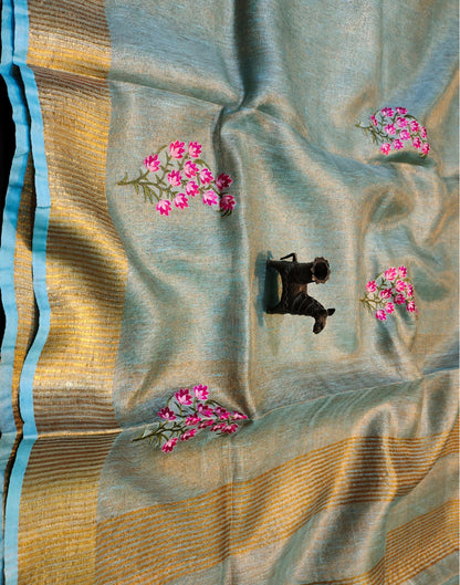 Tissue saree | Peepal Clothing