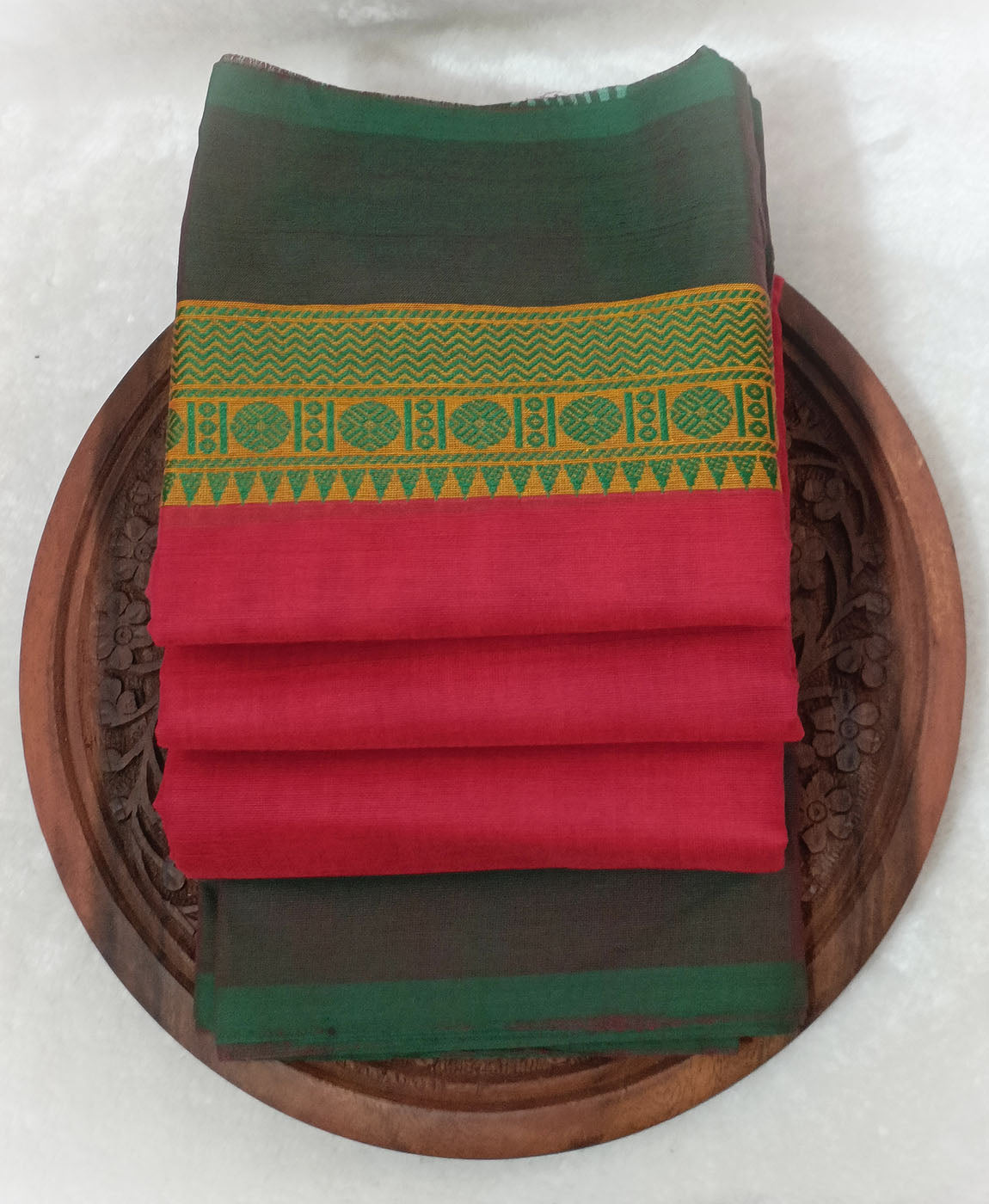 Chettinad Cotton Saree | Peepal Clothing