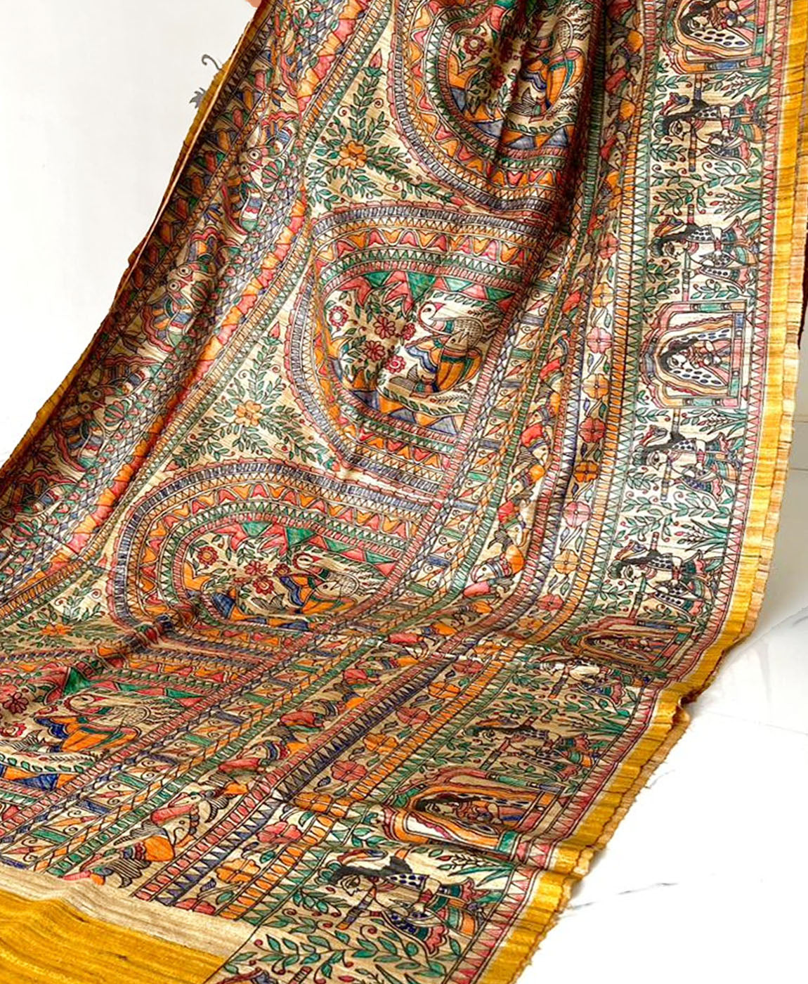 Madhubani Sari | Peepal Clothing