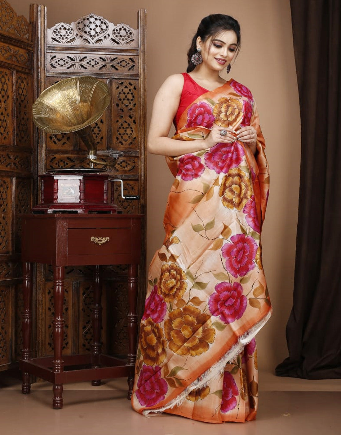 Kalamkari Saree| Peepal Clothing