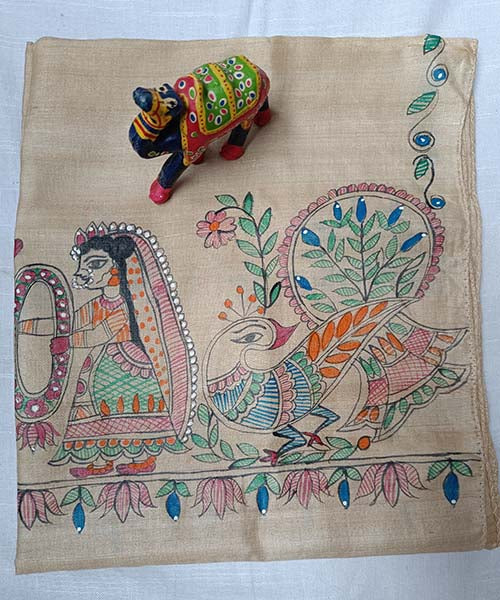 Painted Stole | Peepal Clothing